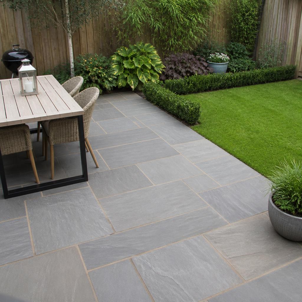 Sandstone Patio project by ProGround in Solihull
